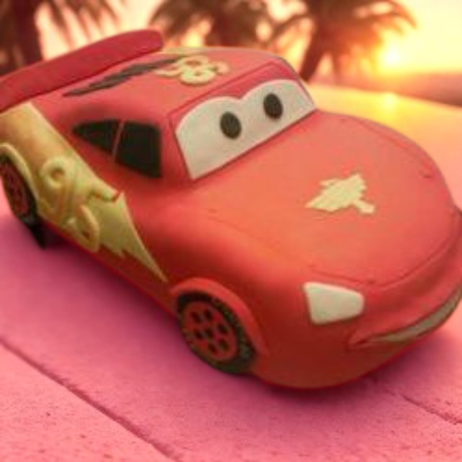 Villám McQueen torta